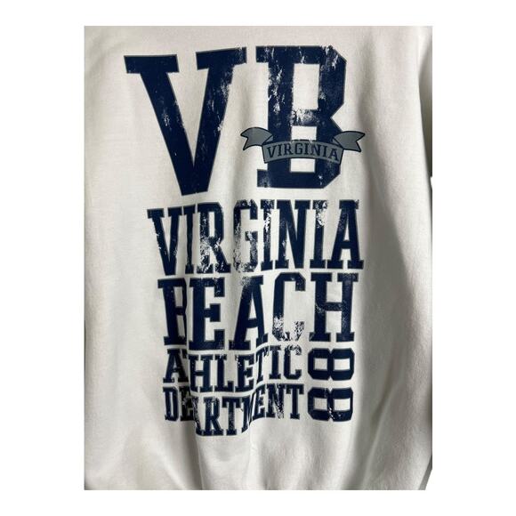 Virginia Beach Jerzees Sweatshirt Pullover Casual Athleisure Comfy Tourist M - Picture 2 of 4
